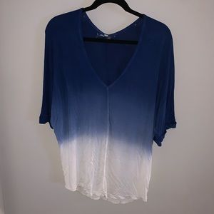 Ombré V-neck Top